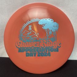 Disc Mania FD 174 Gram Stable Fairway Driver Peach Disc Golf 7/6/0/1 Silver Blue Stamp (Brand New) (Rare Disc!) Retail $27+