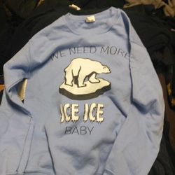 funy graphic sweatshirt (S) petite