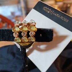 Kara Ross Triple Stack Ladies Ring NEW