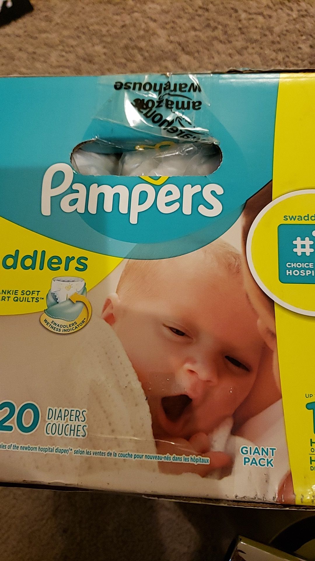 Pampers nb baby diapers