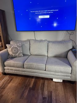Sleeper sofa grey