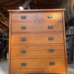 6 Drawer Wooden Dresser