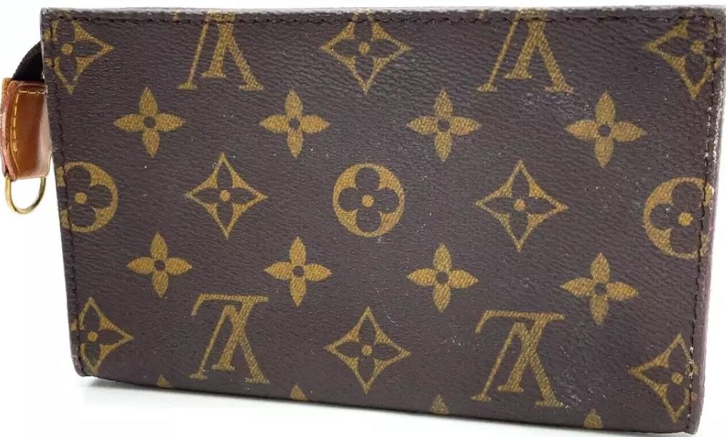 Authentic Louis Vuitton Monogram Bucket Pouch With Original Box