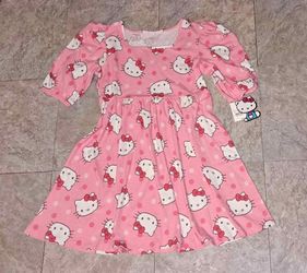 Hello kitty girls youth dress new