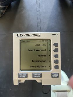 PM4 Concept2 Rower