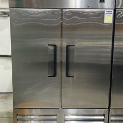 Polarman PLM-54RS 53 15/16" Reach-In Refrigerator with Double Solid Doors, Bottom Mount, Stainless Steel, 49 cu. ft.