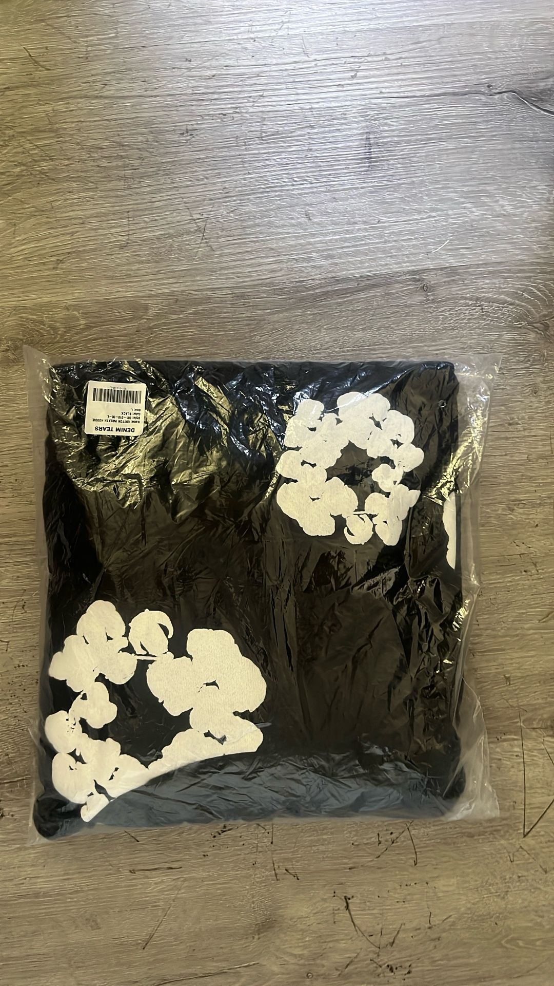 Black And White Denim Tears Hoodie Size Large 📲