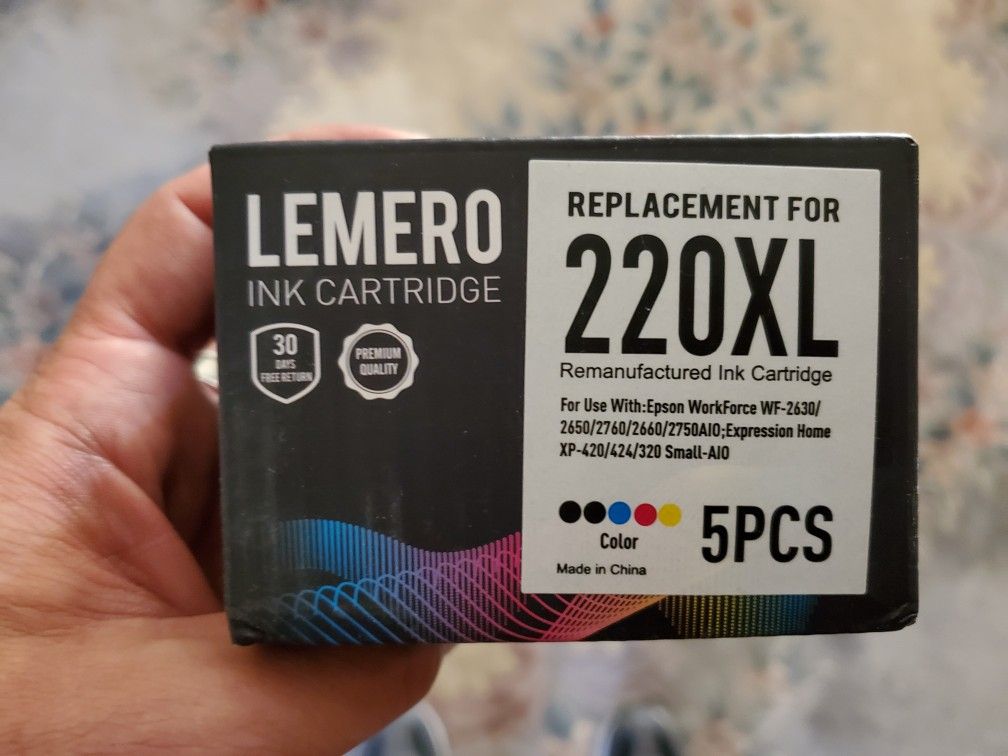 LEMERO Remanufactured Ink Cartridges Replacement for Epson 220XL $10 OBO