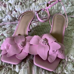 Pink Antonette Heels 
