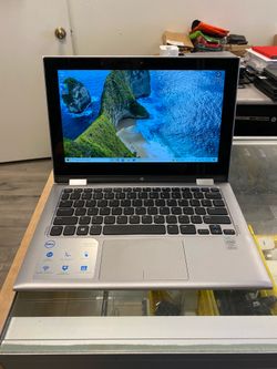 Dell Inspiron 11 300 series 11-inch Intel R pentium CPU N3530. @ 2.16 GHZ 8GB RAM 500 GB HARD DRIVE  Windows 10 pro TOUCHSCREEN  NO TRADES. Pick up on