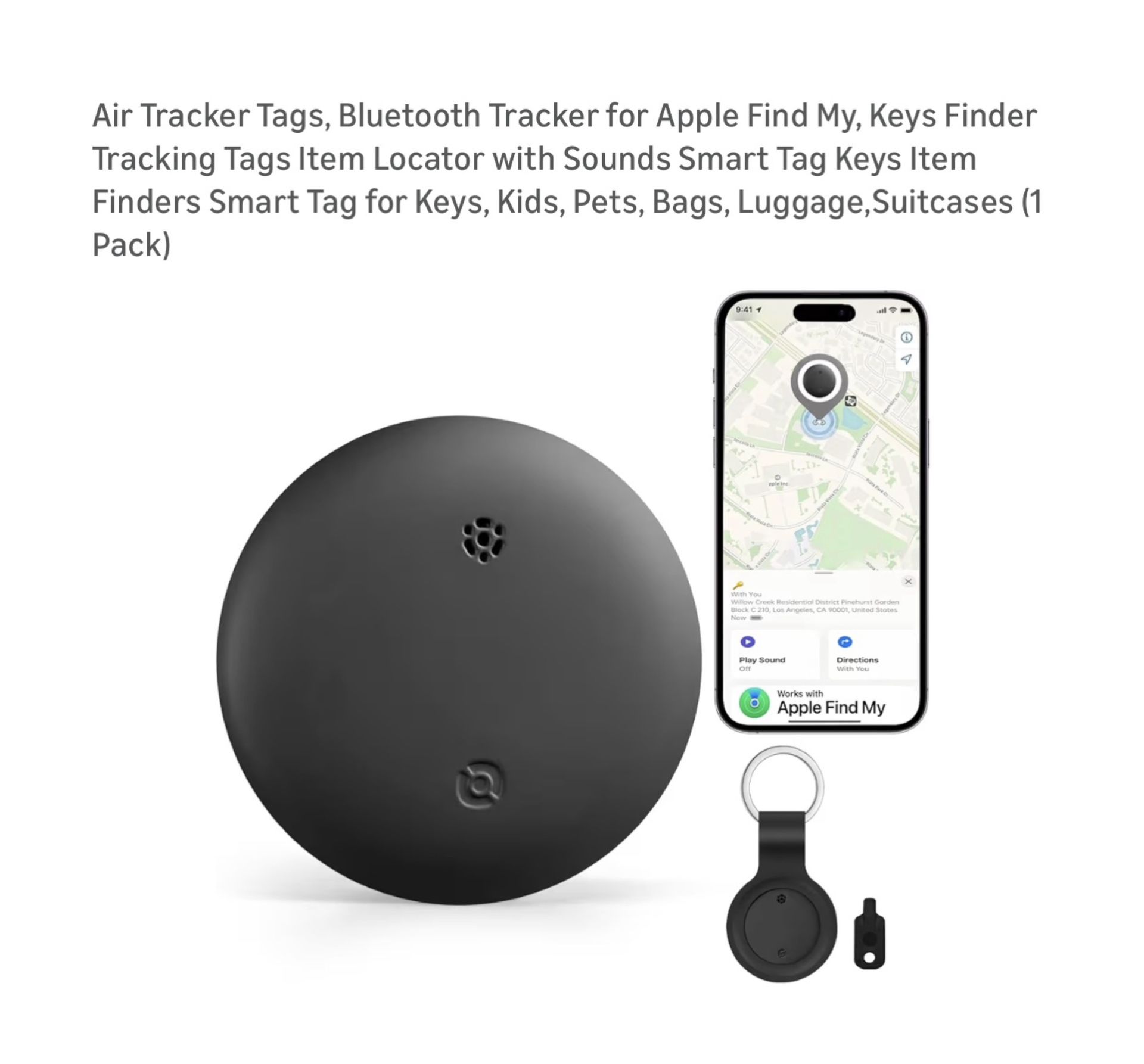 Brand new Air Tracker Tags, Bluetooth Tracker for Apple Find My, Keys Finder Tracking Tags Item Locator with Sounds Smart Tag Keys Item Finders Smart