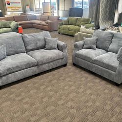 New Soft Sofa And love Seat 