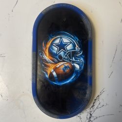 Dallas Cowboys Oval Tray | Football Fan Gift | NFL Fan Decor Collectible