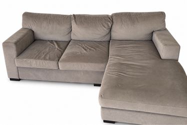 Gray Sectional Sofa with Chaise – Moving Sale