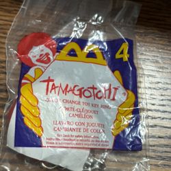 1998 McDonald's Tamagotchi Color Change Toy Key Ring #4