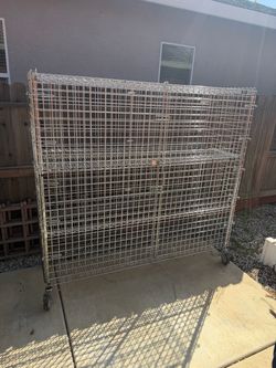 ULINE large wire security cart