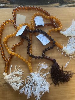 Vintage Baltic Amber Islam 33 Praying Beads Rosary