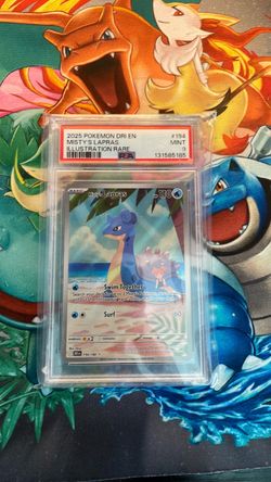 2025 Pokemon Dri En Misty’s Lapras Illustration Rare PSA 9