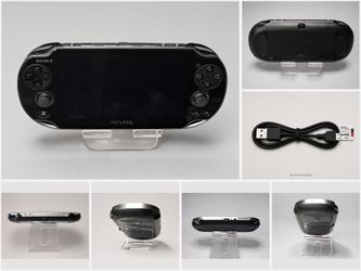 🔥 Refurbished Sony PS Vita PCH-1001 OLED Black • Loaded 256GB Storage • New Battery • 7-Day Warranty