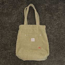 Urban Outfitters Corduroy Green Tote Bag