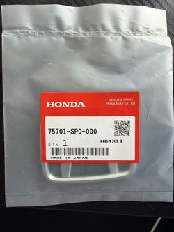 OEM Honda EK Civic 96 To 00 Trunk Emblem