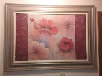 Framed Oil Painting, 33"X45". 🌺....