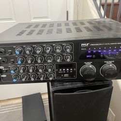 Pyle Dual Channel Bluetooth Mixing Amplifier 