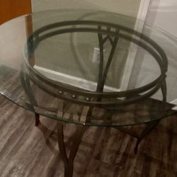 Glass Table -Asking $75 Or Make Offer