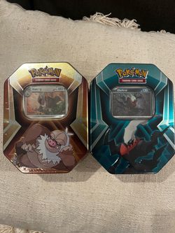 Pokémon TCG Slaking & Darkrai Collector Tins