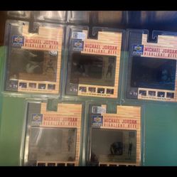 1997-98 Upper Deck Diamond Vision Michael Jordan Highlight Reel 5-