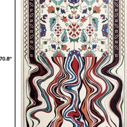 Oriental Abstract Tribal Rug