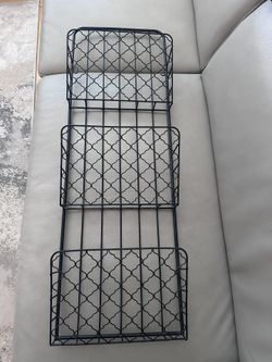 Hanging Black File Organizer 