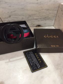 Like new men’s Gucci belt 36 inch waist or 30 inch waist