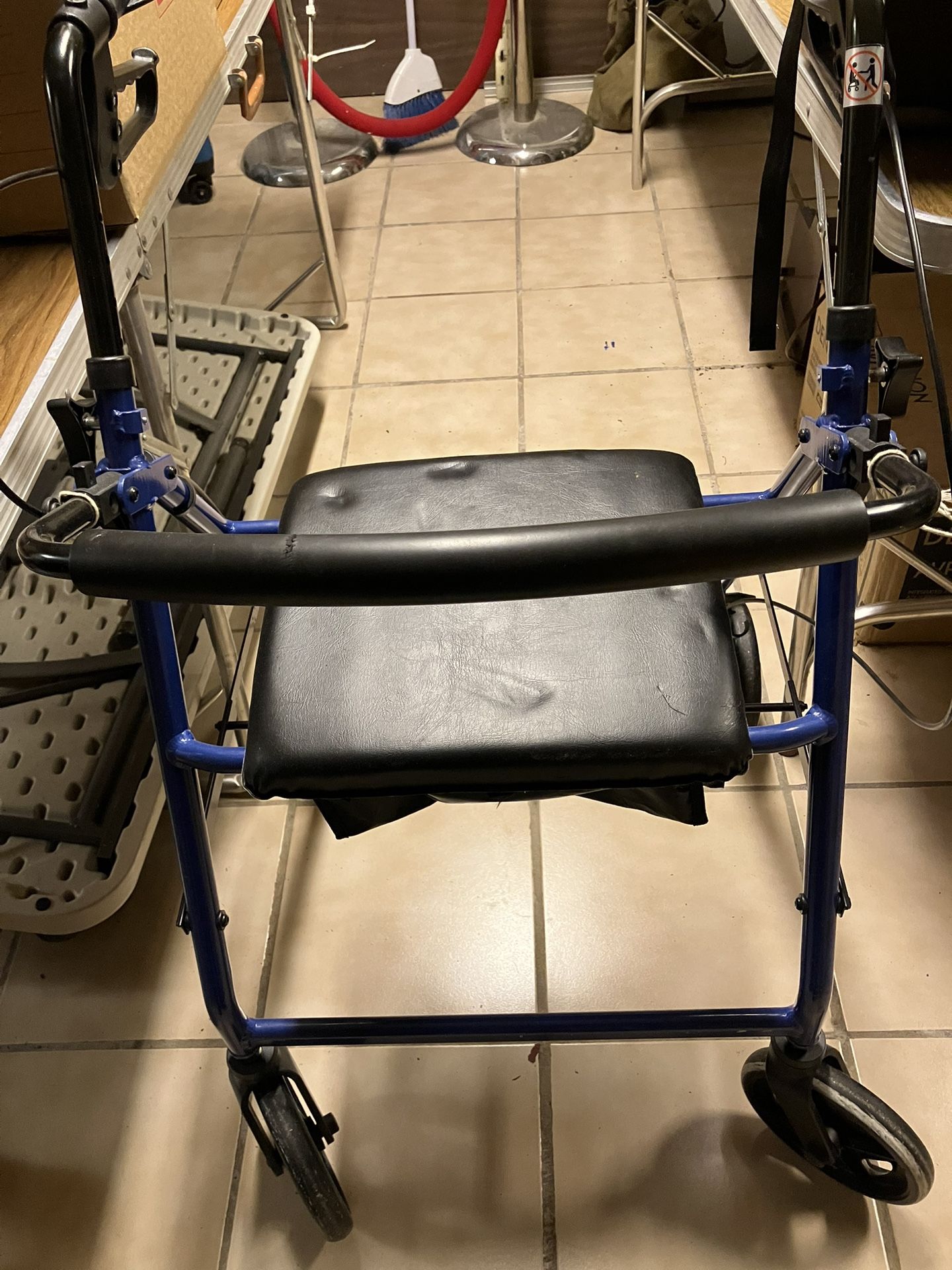Rollator Walker With Seat Foldable
