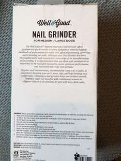 Pet nail grinder