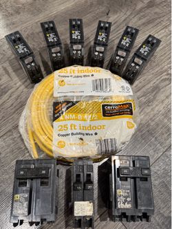 CIRCUIT BREAKERS. 12/2 wire. BRAND NEW.
