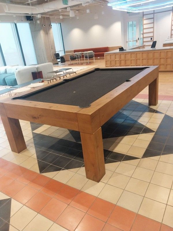 Elegant 8' Wood Pool Table