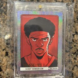 2023-2024 Scoot Henderson Panini NBA Hoops Presentations Card