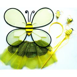 BUMBLE BEE SET-WING, WAND,ANTENNA,TUTU