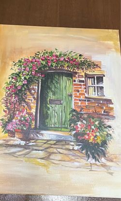 Acrylic painting on canvas 12/18inch