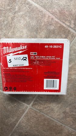 Milwaukee M18 1/2" PEX Crimp Jaws 49-16-2631C