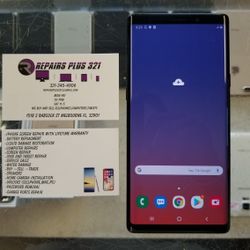 Unlocked Black Galaxy Note 9 128gb