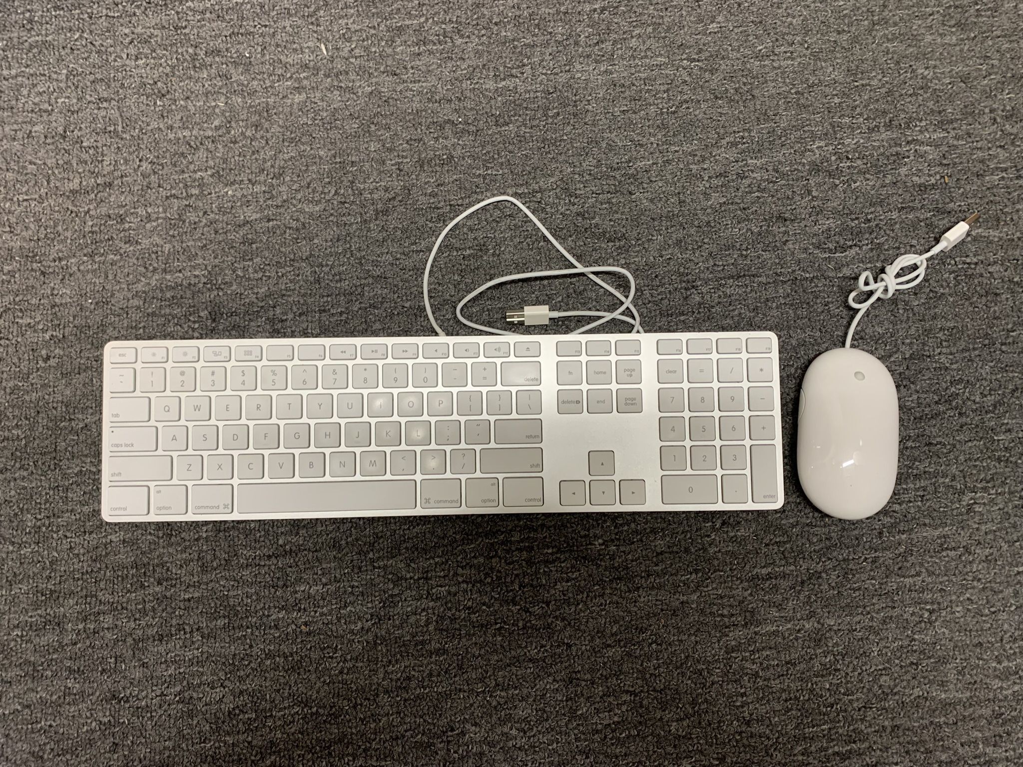 Used original Apple wired keyboard & mouse - $30 each, firm price