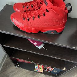 Red Jordan 9’s Size 12