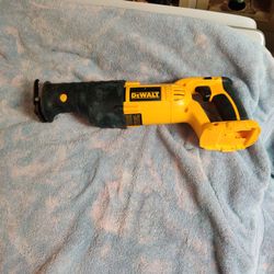 18 v DeWalt recopcating saw