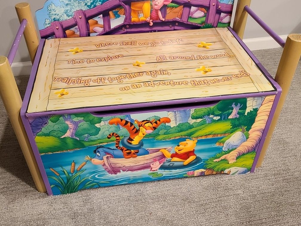 Winnie The Pooh Wooden Chest