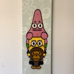 SpongeBob x Baby Milo/ BAPE Art