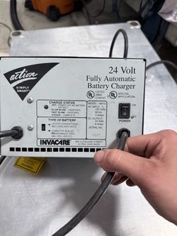 24v battery charger with XLR plug end