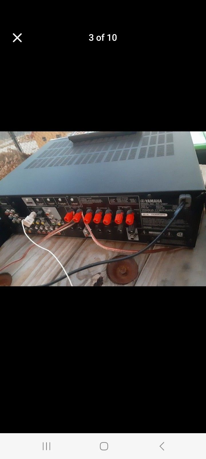 YAMAHA RX-V567 7.1 AV RECEIVER WITH HDMI PORTS AND KLIPSCH 5.1 SPEAKERS $600 FINAL PRICE