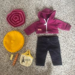 American Girl Doll Paris Fashion Set